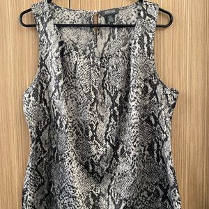 Kenneth Cole Reaction Sleeveless Snake Print Top